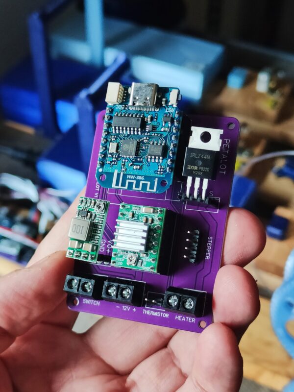 PCB+components  for PETALOT